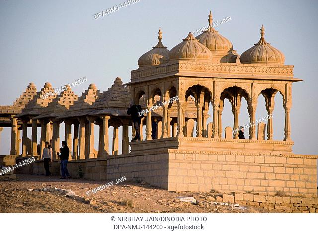 Vyasji ki chattri at Jaisalmer ; Rajasthan ; India
