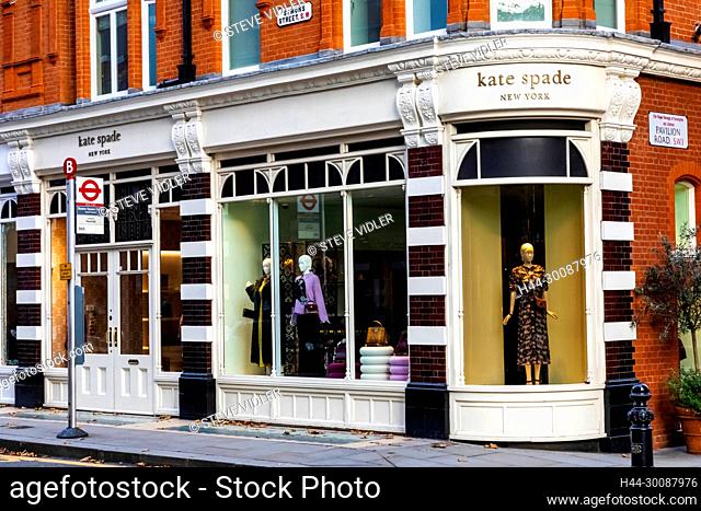 England, London, Knightsbridge Belgravia and Chelsea, Sloane Square, Symons Street, Kate Spade Store