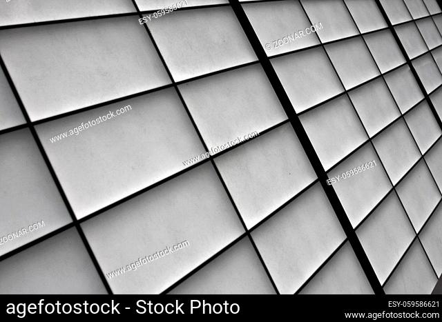 monochromatic abstract steel wall with bars background