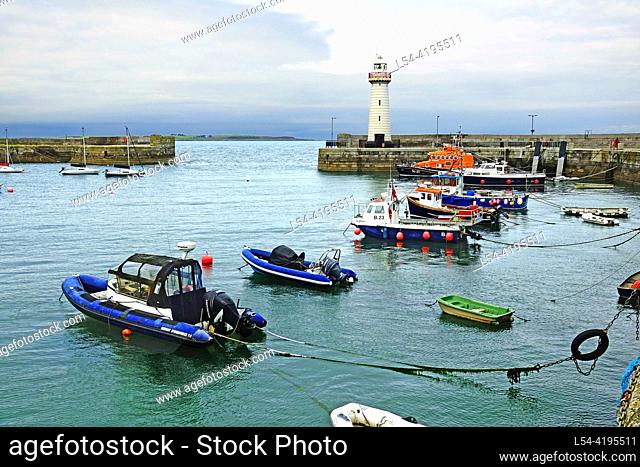 Donaghadee Harbour Ards County Down Irish Sea Northern Ireland British Isles United Kingdom UK