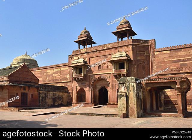 India, Uttar Pradesh, Unesco World Heritage Site, Fatehpur Sikri, Jodha Bai's palace