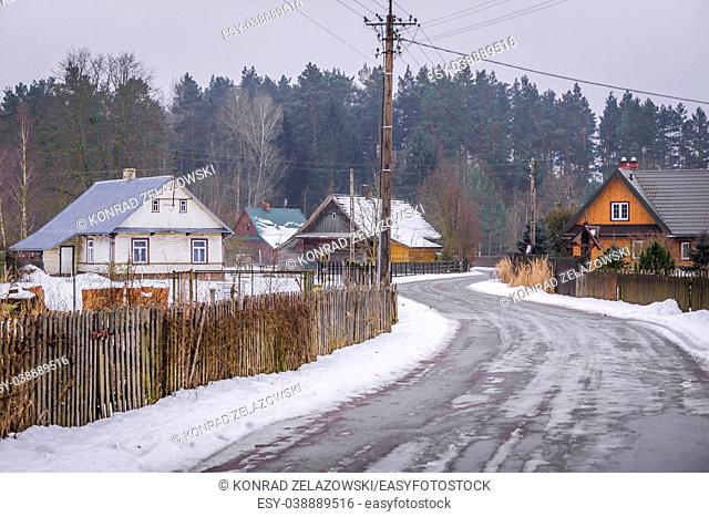 Gruszki village within Hajnowka County, Podlaskie Voivodeship of Poland