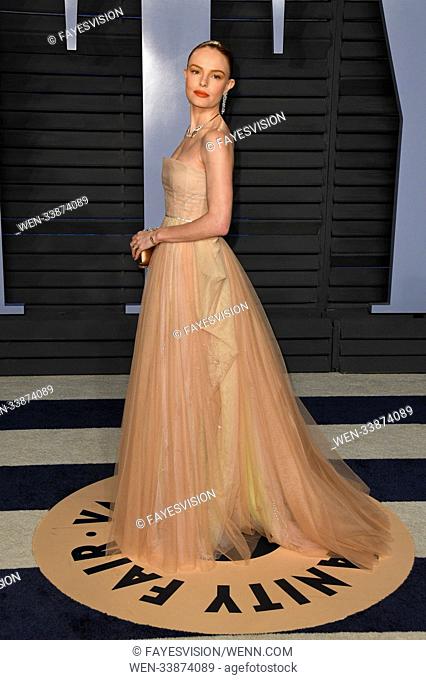 2018 Vanity Fair Oscar Party Hosted By Radhika Jones Featuring: Kate Bosworth Where: Beverly Hills, California, United States When: 05 Mar 2018 Credit:...