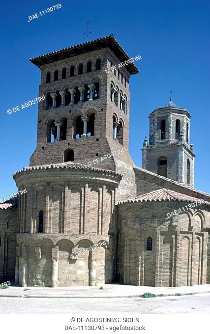 St Thyrsus' church, in Romanesque-Mudejar style, Sahagun, Castile and Leon. Spain, 12th century
