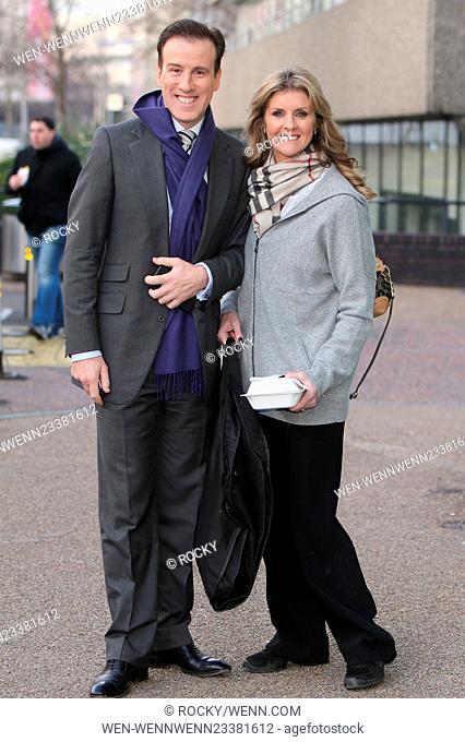 Anton du Beke and Erin Boag outside ITV Studios Featuring: Anton du Beke, Erin Boag Where: London, United Kingdom When: 19 Jan 2016 Credit: Rocky/WENN