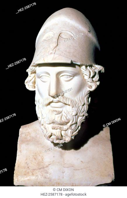 Bust of Pericles (c. 495 -429 BC), the Athenian statesman, 5th century BC