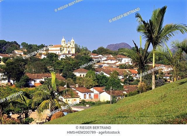 Brazil, Minas Gerais state, Tirandentes, Matriz de Santo Antonio, Santo Antonio church Gold Route, Estrada Real