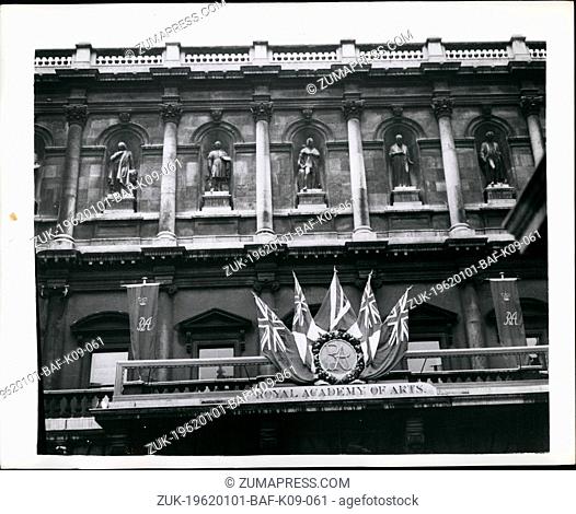 Jan. 01, 1962 - Photo shows facade of Burlington House, london. (Credit Image: © Keystone Press Agency/Keystone USA via ZUMAPRESS.com)