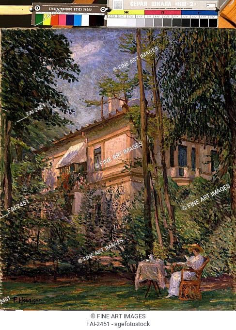 Goldschmit's villa. Hoeniger, Paul (1865-1924). Oil on canvas. Impressionism. State M. Ciurlionis Art Museum, Kaunas. 65, 2x54, 7. Painting