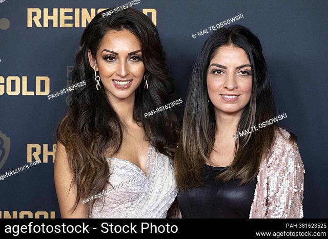 from left: Farvah Heidari and Giyar Schlaffner Red Carpet Red Carpet Show Arrival Photocall for the film RHEINGOLD at the Film Festival Cologne 2022 in Koeln...