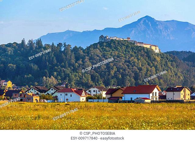 Rasnov fortress and Bucegi mountains, Romania