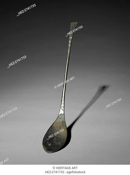 Spoon with Fish-Tail Design, 918-1392. Creator: Unknown