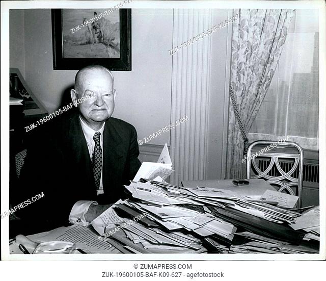 1972 - Former President Herbert Hoover celebrating his birthday at his Waldorf Towers apartment. (Credit Image: © Keystone Pictures USA/ZUMAPRESS.com)