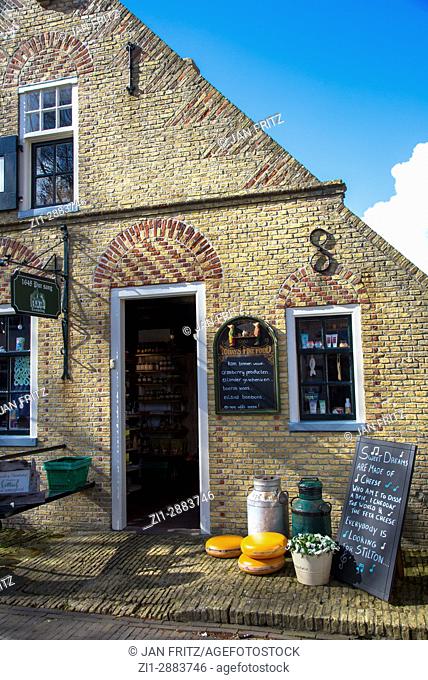 historic house and shop in midsland, terschelling, holland