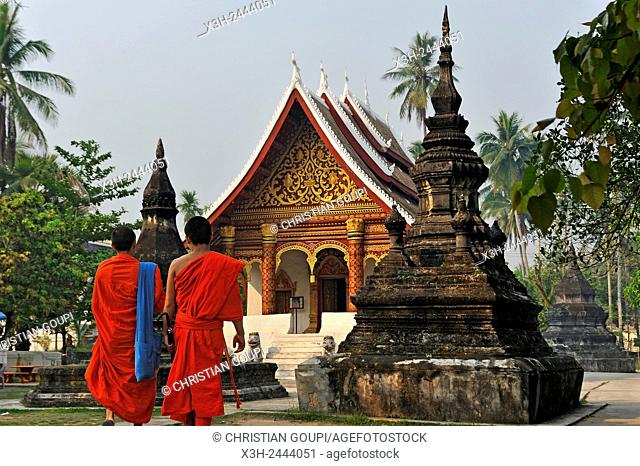 Wat Visoun temple, Luang Prabang, Laos, Southeast Asia