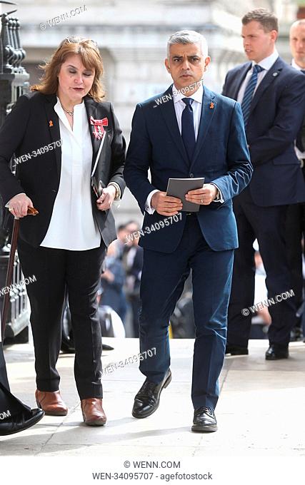 Prince Harry & Ms Meghan Markle attend the Stephen Lawrence Memorial Service along with Prime Minister Theresa May and other guests Featuring: Sadiq Khan Where:...