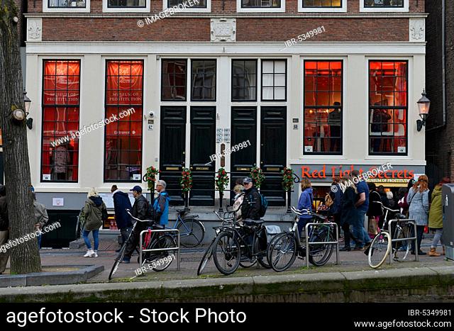 Museum of Prostitution, Red Light Secrets, Oudezijds Achterburgwal, Red Light District, Amsterdam, Netherlands
