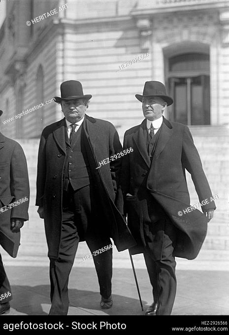 John Hollis Bankhead, Rep. from Alabama, with Son, William B. Bankhead, 1917. Creator: Harris & Ewing