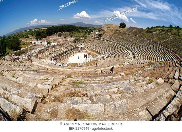 Roman theater, antique city of Ephesus, Efes, Turkey, Western Asia