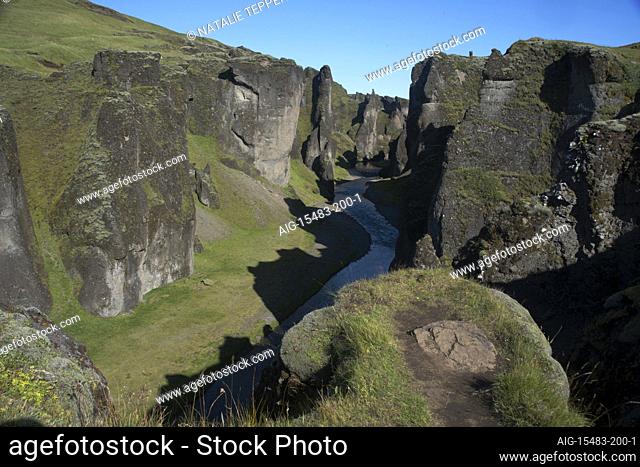 A landscape photograph of a river. With cliffs on either side. Game of Thrones was filmed here