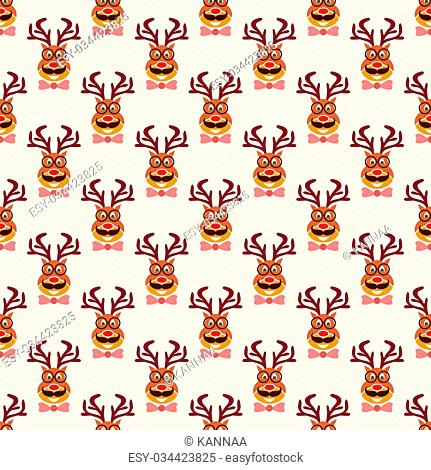 Funny seamless pattern with mustache. Father's day. Cute vector texture in  flat cartoon style, Stock Vector, Vector And Low Budget Royalty Free Image.  Pic. ESY-055755134 | agefotostock