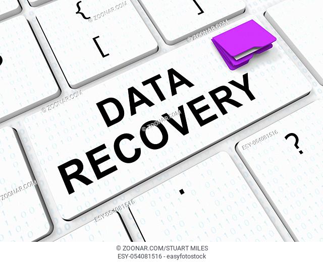 Data Recovery Software Bigdata Restoring 3d Rendering Shows Rebuild Of Network Or Server After Storage Disaster
