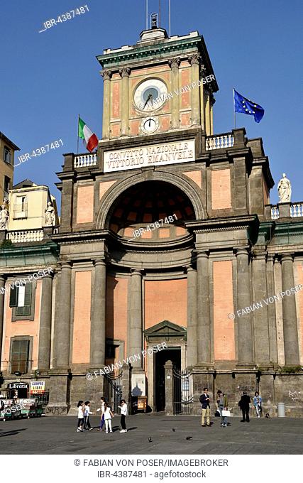 Convitto National School, secondary school, Convitto Nazionale Vittorio Emanuele, Naples, Campania, Italy