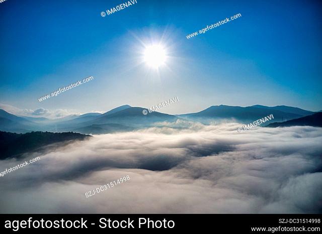 Aerial Photography of Sea of Clouds