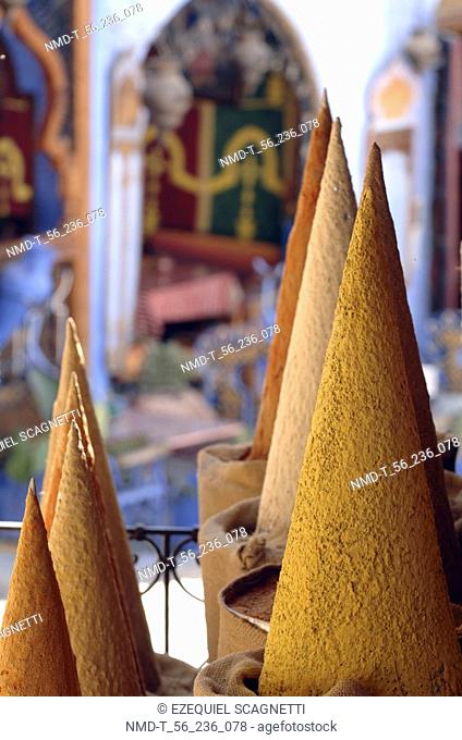 Close-up of conical shapes