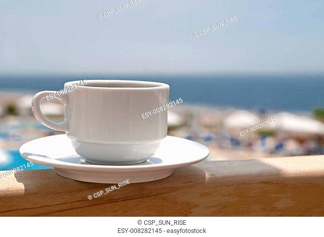 Coffee near sea
