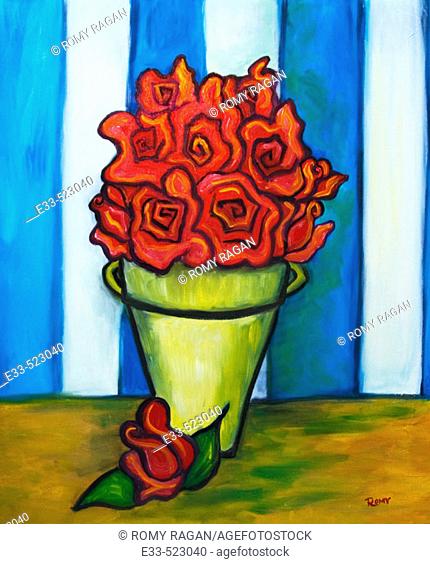 'Morning Bouquet' 16x20' Oil on canvas. 2003. Private collection
