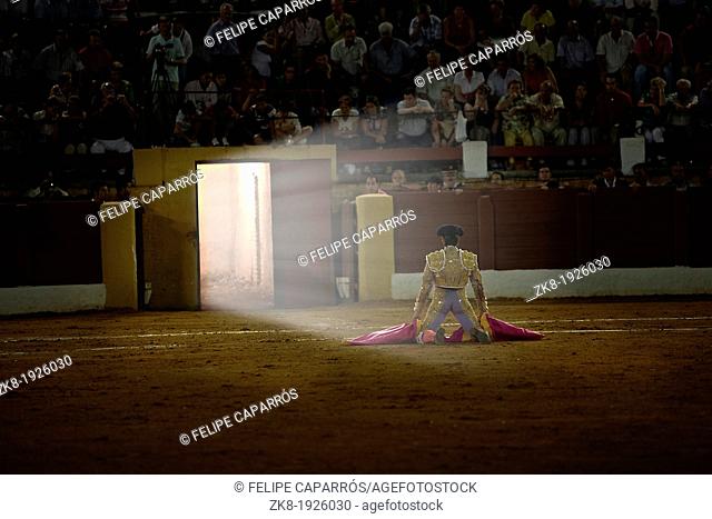 David Valiente waiting for you in portagayola the day of your alternative as a bullfighter, Andœjar, Spain