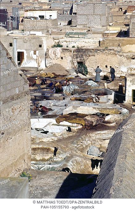 In the old town of Fes, visitors can take a look at the work in leather tanneries. For centuries, animal hides with bird dung stain and natural alkalis have...