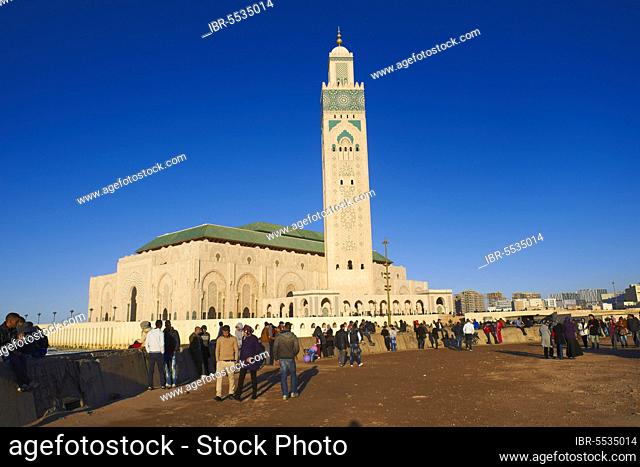 Casablanca, Hassan II Mosque, North Africa, Maghreb, Atlantic Coast, Morocco, Africa