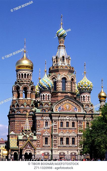 Russia, St Petersburg, Resurrection Church