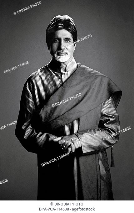 South Asian Indian Bollywood actor Amitabh Bachchan , India NO MR