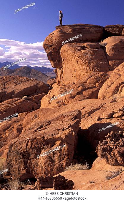 Cowboy, Lake Mead National Recreation Area, , Nevada, Redstone Dune Trail, USA, America, United States
