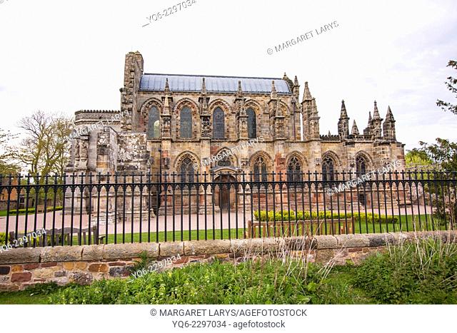 Rosslyn chapel, one of most popular tourist attraction in Scotland