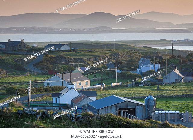 Ireland, County Donegal, Fanad Peninsula, Fanad Head, landscape