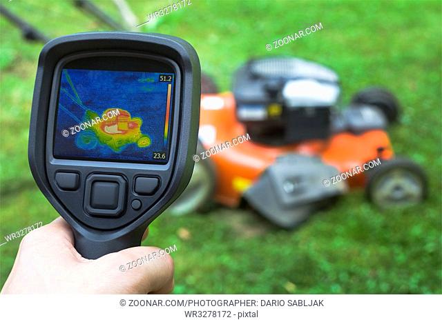 thermal image of Lawnmower