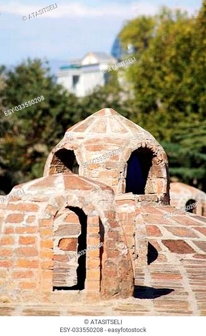 Old Tbilisi: restored area of ancient sulfur baths, Abano