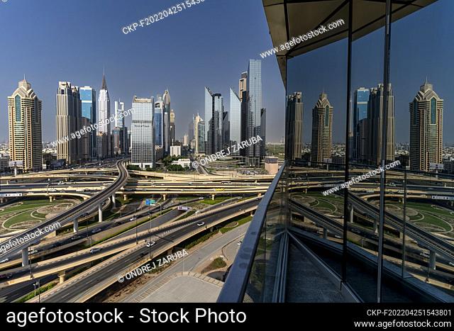 big interchange, dubai metro, skyscrapers, towers, buildings (CTK Photo/Ondrej Zaruba)