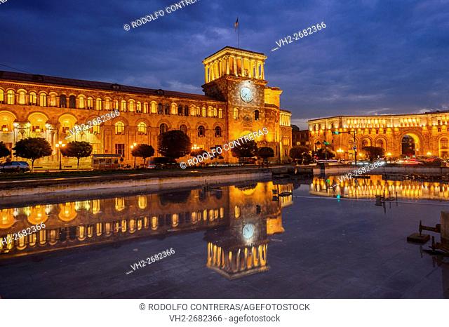 Republic Square in Yerevan, Armenia