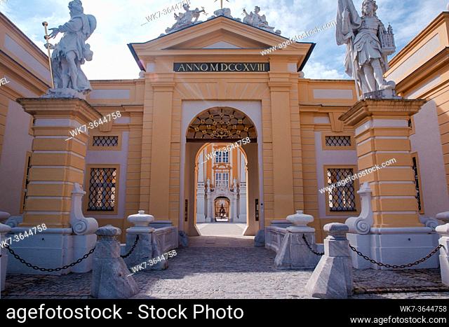 Stift Melk benedictine abbey monastery, world heritage, abbey in Austria, beautiful view historic place beauty