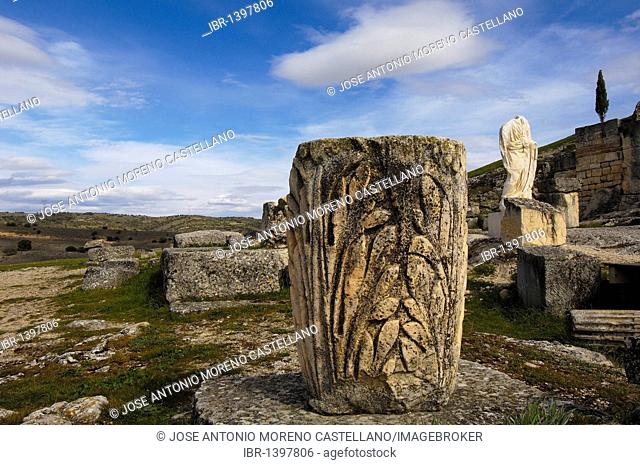 Roman city, archaeological site of Segóbriga, Saelices, Cuenca, Castilla-La Mancha, Spain, Europe