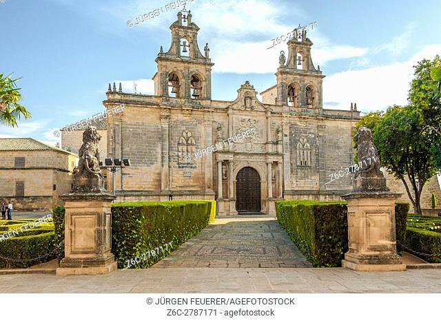 Basilica de Santa Maria de los Reales Alcázares, Plaza de Ubeda, Zona Monumental, UNESCO world heritage site, province Jaen, Andalusia, Spain