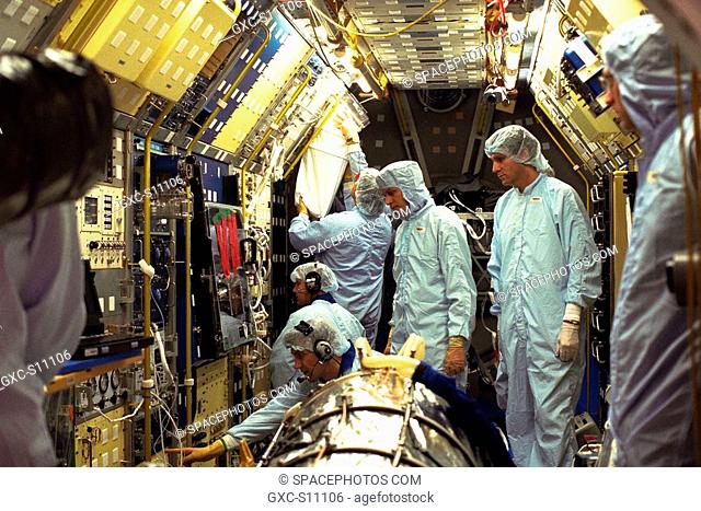 12/12/1997 --- The Neurolab payload for STS-90, scheduled to launch aboard the Shuttle Columbia from Kennedy Space Center KSC on April 2, 1998