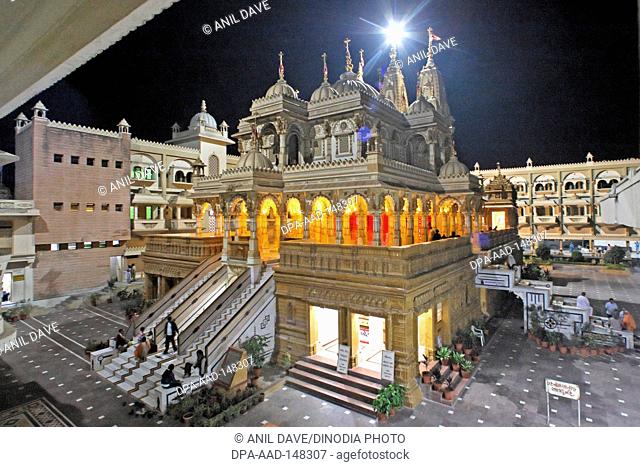 Heritage Swaminarayan temple almost 100 years old built by Shashtriji maharaj ; Gujarat ; India