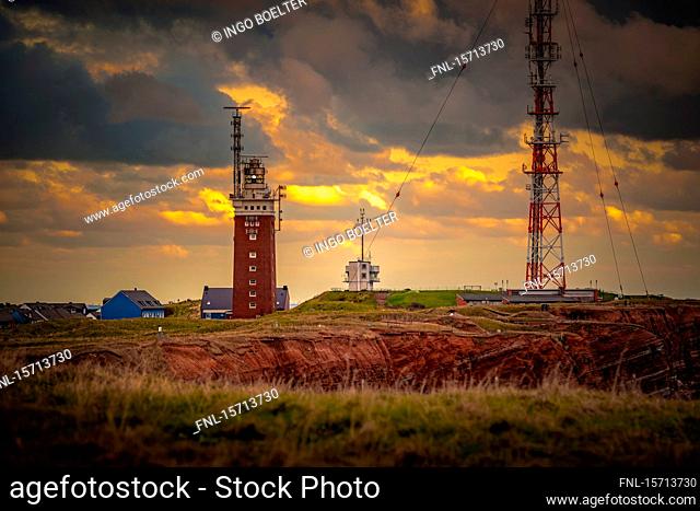 Lighthouse, Helgoland, Schleswig-Holstein, Germany, Europe