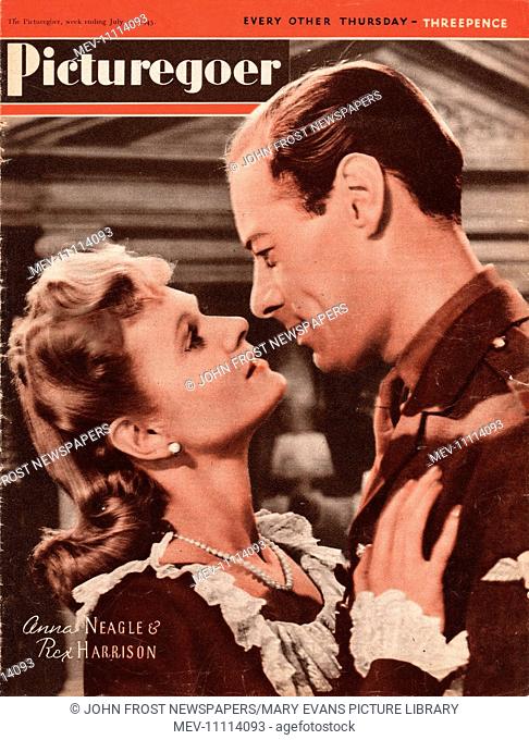 1945 Picturegoer magazine Anna Neagle & Rex Harrison